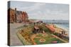 Southwold, Pier and Cliff Garden-Alfred Robert Quinton-Stretched Canvas