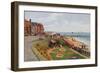 Southwold, Pier and Cliff Garden-Alfred Robert Quinton-Framed Giclee Print