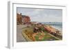 Southwold, Pier and Cliff Garden-Alfred Robert Quinton-Framed Giclee Print