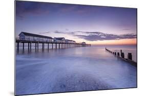 Southwold Pier at dawn, Southwold, Suffolk, England, United Kingdom, Europe-Andrew Sproule-Mounted Photographic Print