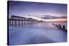 Southwold Pier at dawn, Southwold, Suffolk, England, United Kingdom, Europe-Andrew Sproule-Stretched Canvas