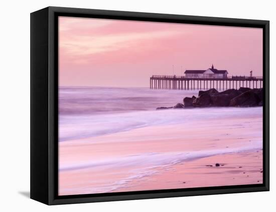 Southwold Pier at Dawn, Suffolk, UK-Nadia Isakova-Framed Stretched Canvas