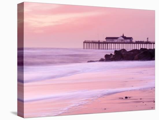 Southwold Pier at Dawn, Suffolk, UK-Nadia Isakova-Stretched Canvas