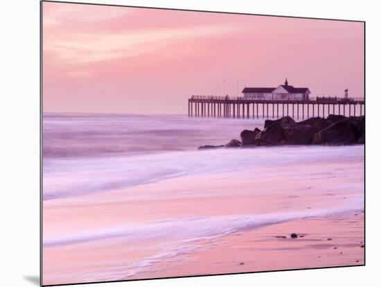 Southwold Pier at Dawn, Suffolk, UK-Nadia Isakova-Mounted Photographic Print