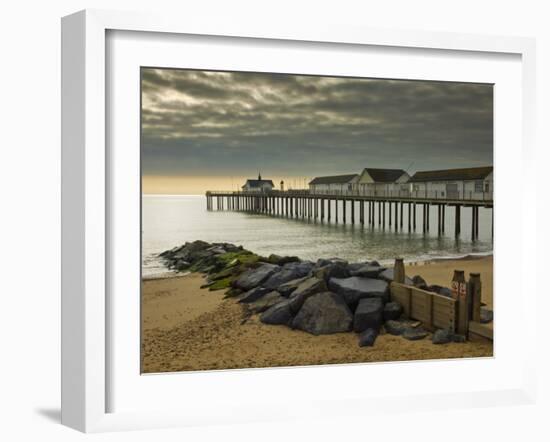 Southwold Pier in the Early Morning, Southwold, Suffolk, England, United Kingdom, Europe-Neale Clark-Framed Photographic Print