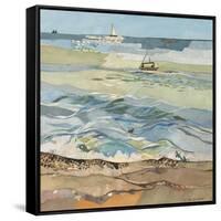 Southwold Sea View-Christine McKechnie-Framed Stretched Canvas