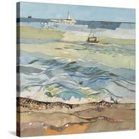 Southwold Sea View-Christine McKechnie-Stretched Canvas