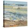 Southwold Sea View-Christine McKechnie-Stretched Canvas