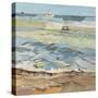 Southwold Sea View-Christine McKechnie-Stretched Canvas