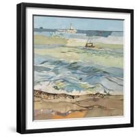 Southwold Sea View-Christine McKechnie-Framed Giclee Print