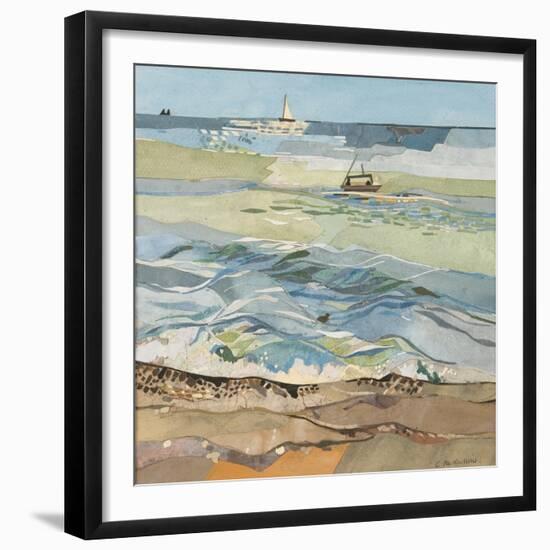 Southwold Sea View-Christine McKechnie-Framed Giclee Print