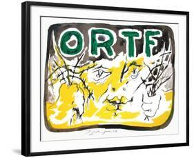 Soutien à l'ORTF-Edouard Pignon-Framed Premium Edition