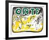 Soutien à l'ORTF-Edouard Pignon-Framed Premium Edition