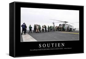 Soutien: Citation Et Affiche D'Inspiration Et Motivation-null-Framed Stretched Canvas