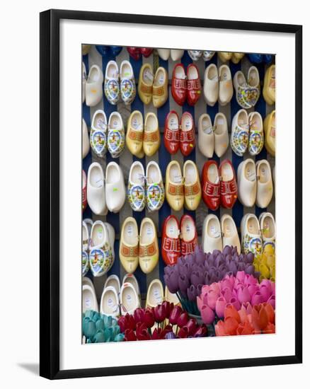 Souvenir Clogs, Amsterdam, Holland-Peter Adams-Framed Photographic Print