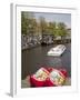 Souvenir Clogs and Canal, Amsterdam, Holland, Europe-Frank Fell-Framed Photographic Print