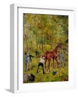 Souvenir d'Auteuil-A memory of Auteuil, 1881. Canvas on cardboard, 70 x 56 cm.-Henri de Toulouse-Lautrec-Framed Giclee Print