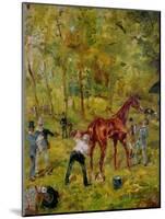 Souvenir d'Auteuil-A memory of Auteuil, 1881. Canvas on cardboard, 70 x 56 cm.-Henri de Toulouse-Lautrec-Mounted Giclee Print