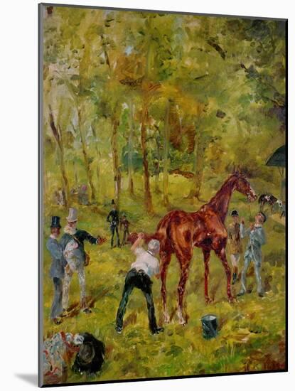 Souvenir d'Auteuil-A memory of Auteuil, 1881. Canvas on cardboard, 70 x 56 cm.-Henri de Toulouse-Lautrec-Mounted Giclee Print