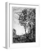 Souvenir D'Italie, C1815-1865-Jean-Baptiste-Camille Corot-Framed Giclee Print