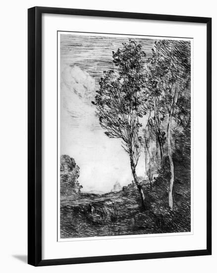 Souvenir D'Italie, C1815-1865-Jean-Baptiste-Camille Corot-Framed Giclee Print