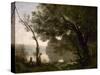 Souvenir de Mortefontaine-Jean-Baptiste-Camille Corot-Stretched Canvas