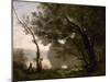 Souvenir de Mortefontaine-Jean-Baptiste-Camille Corot-Mounted Giclee Print