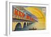 'Souvenir Folder of Quaint Key West Fla. - New Highway', c1940s-Unknown-Framed Giclee Print