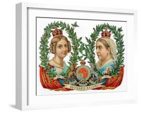 Souvenir for Queen Victoria's Golden Jubilee, 1887-null-Framed Giclee Print