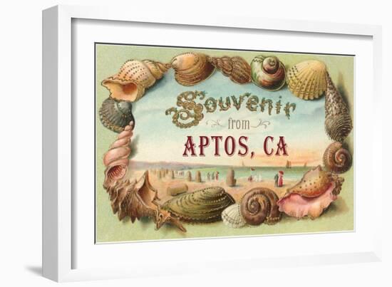 Souvenir from Aptos, California-null-Framed Art Print