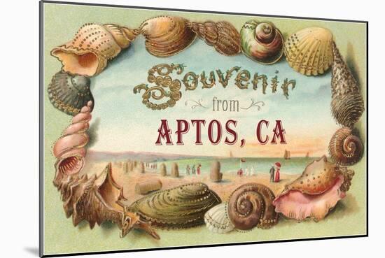 Souvenir from Aptos, California-null-Mounted Art Print