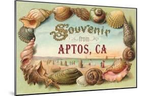 Souvenir from Aptos, California-null-Mounted Art Print