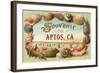 Souvenir from Aptos, California-null-Framed Art Print