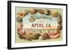 Souvenir from Aptos, California-null-Framed Art Print