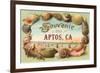 Souvenir from Aptos, California-null-Framed Art Print