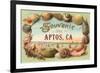 Souvenir from Aptos, California-null-Framed Art Print