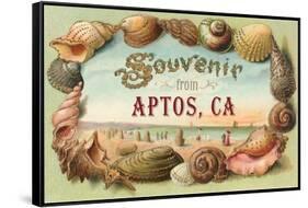 Souvenir from Aptos, California-null-Framed Stretched Canvas