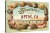 Souvenir from Aptos, California-null-Stretched Canvas