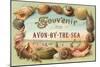 Souvenir from Avon-by-the-Sea, New Jersey-null-Mounted Art Print