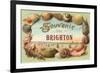 Souvenir from Brighton, England-null-Framed Premium Giclee Print