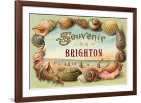 Souvenir from Brighton, England-null-Framed Art Print