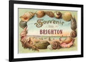 Souvenir from Brighton, England-null-Framed Art Print