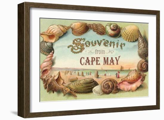 Souvenir from Cape May, New Jersey-null-Framed Art Print