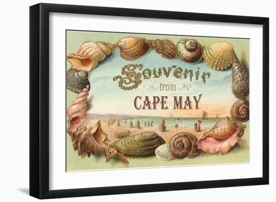 Souvenir from Cape May, New Jersey-null-Framed Art Print