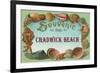 Souvenir from Chadwick Beach, New Jersey-null-Framed Premium Giclee Print
