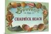 Souvenir from Chadwick Beach, New Jersey-null-Mounted Premium Giclee Print