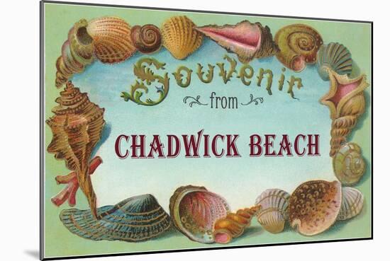 Souvenir from Chadwick Beach, New Jersey-null-Mounted Art Print