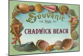 Souvenir from Chadwick Beach, New Jersey-null-Mounted Art Print