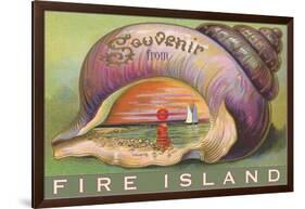 Souvenir from Fire Island, New York-null-Framed Art Print