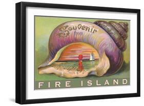 Souvenir from Fire Island, New York-null-Framed Art Print